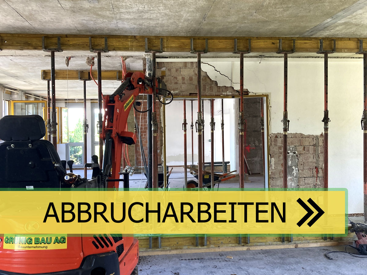 Grünig Bau AG, Bauunternehmung, Däniken, Region Olten, Kanton Solothurn