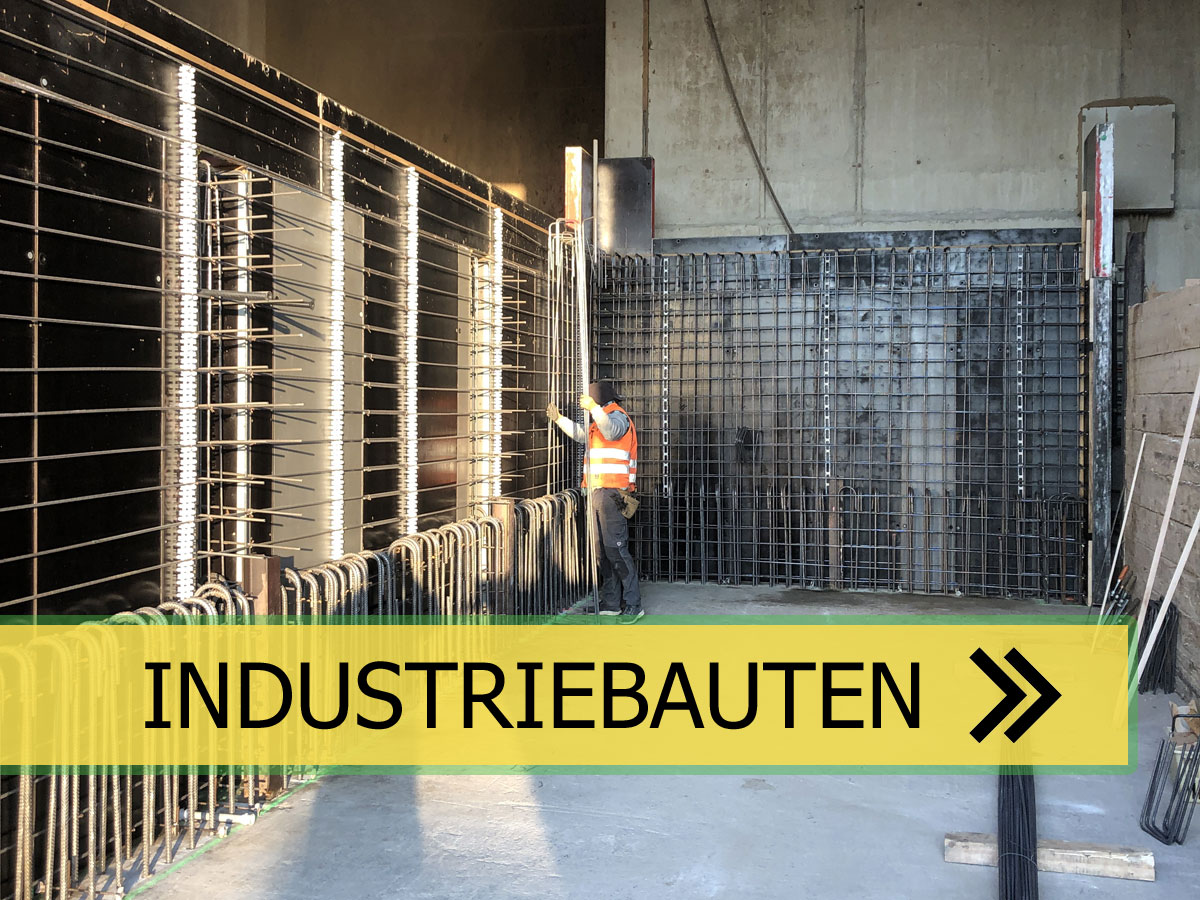 industriearbeiten von Grünig Bau AG, Bauunternehmung, Däniken, Region Olten, Kanton Solothurn